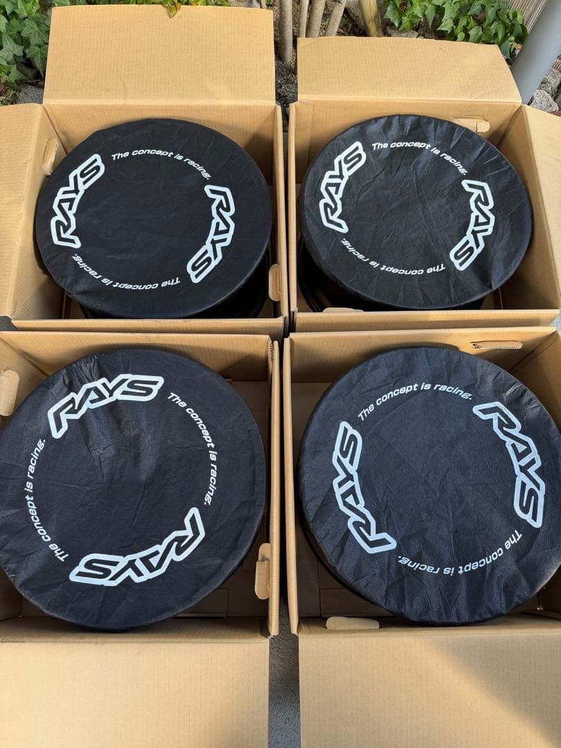 レイズ A・LAP 18×8.5J ＋19 ブロンズホイール4本セット