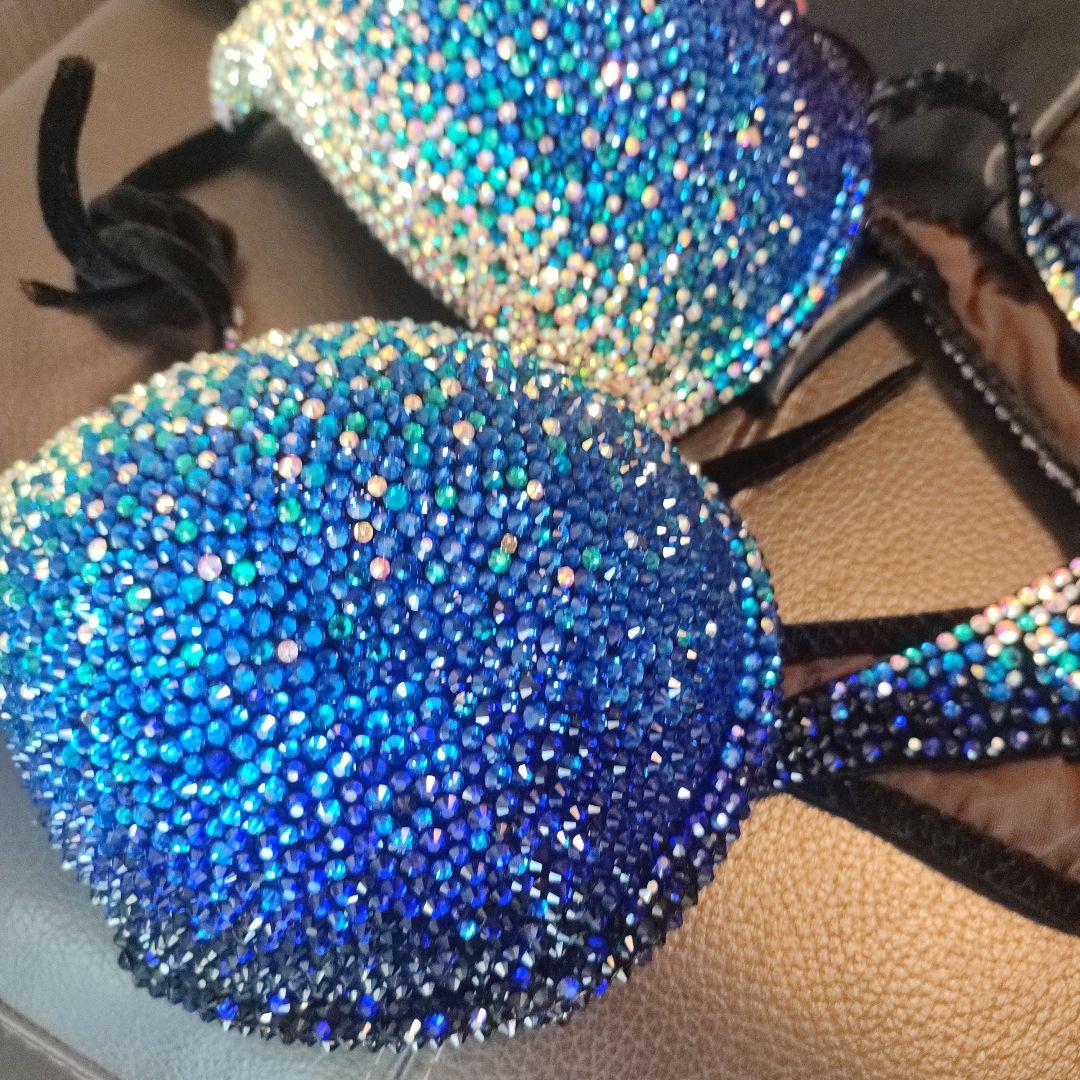 あ*ち様 jbbf SVビキニブルー85D 収納袋付き