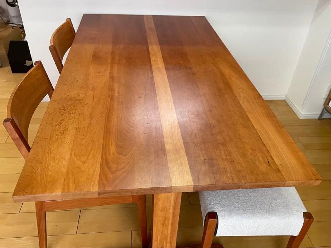 ✳︎マスターウォール✳︎ダイニングテーブル ブラックチェリー材