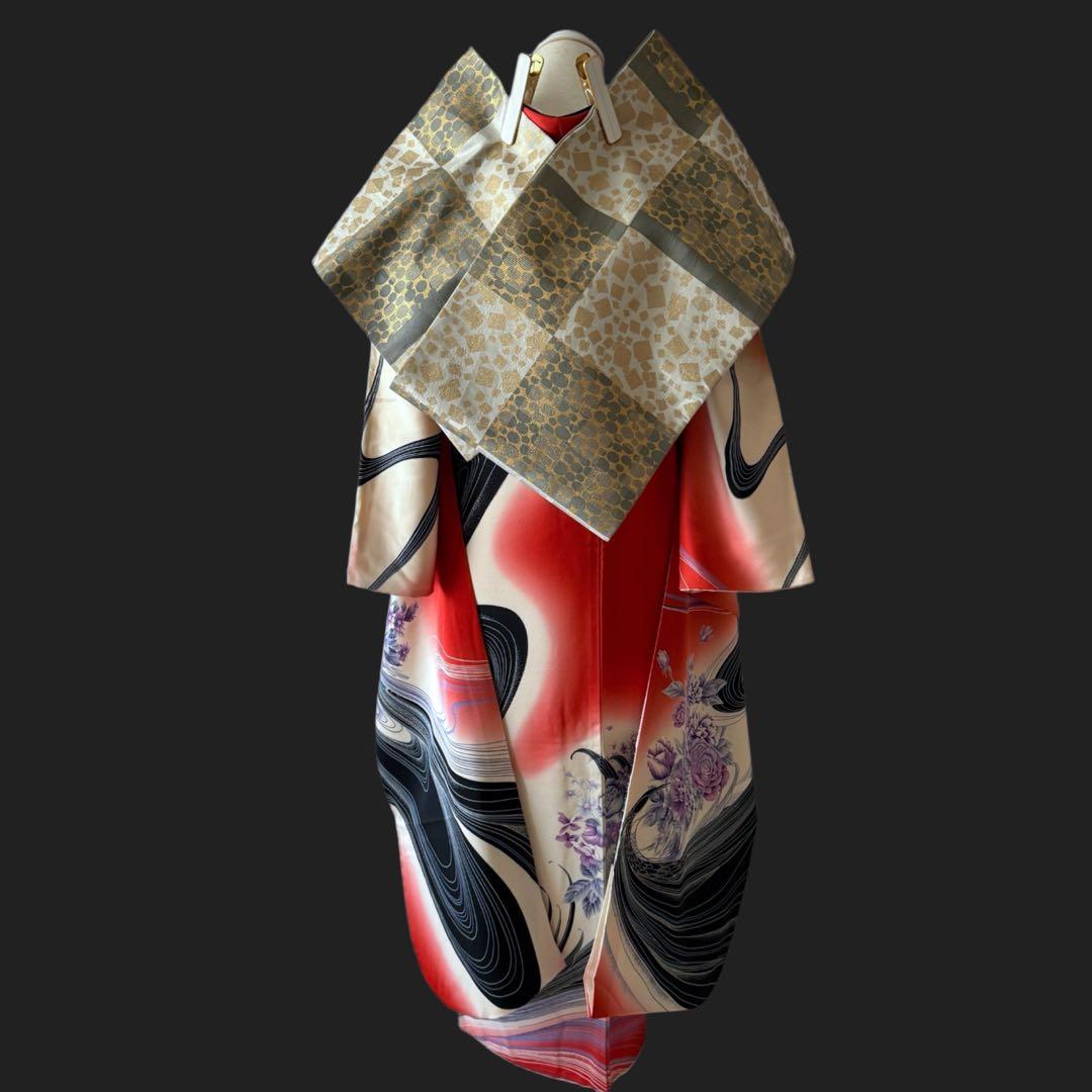 作家物　振袖６点セット　トールサイズ　モダンコーディネート　159〜169