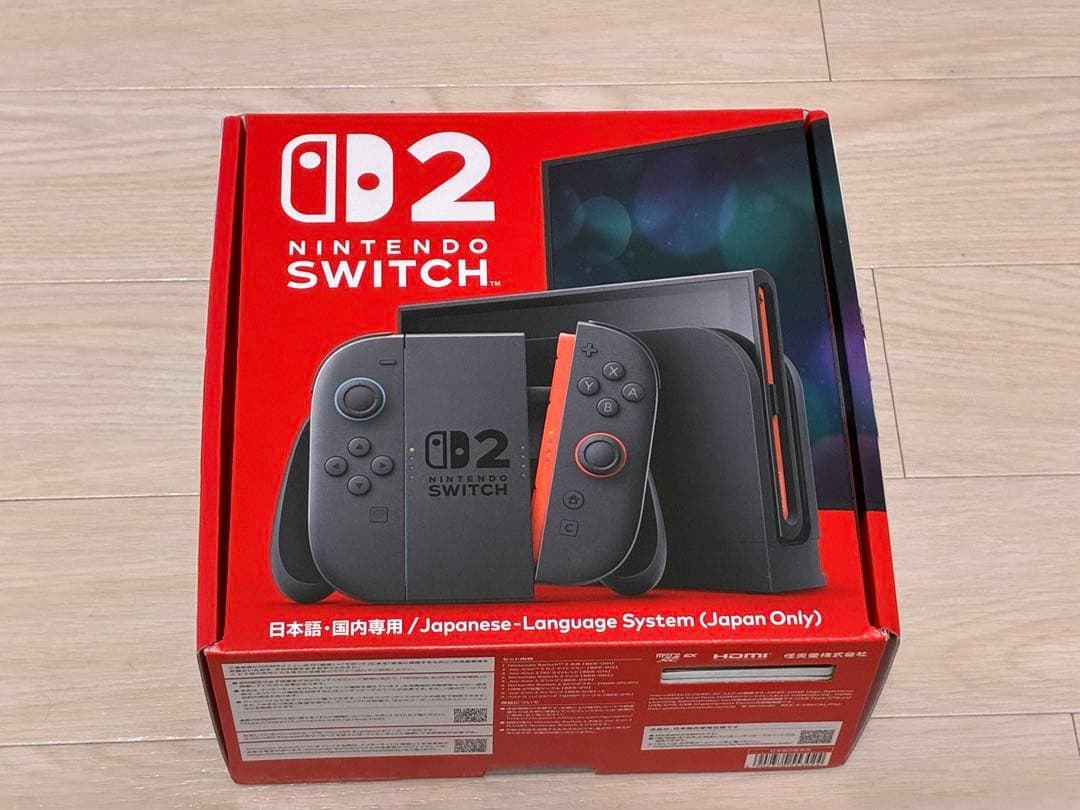 【新品未開封】Nintendo Switch 2本体(購入証明付き)