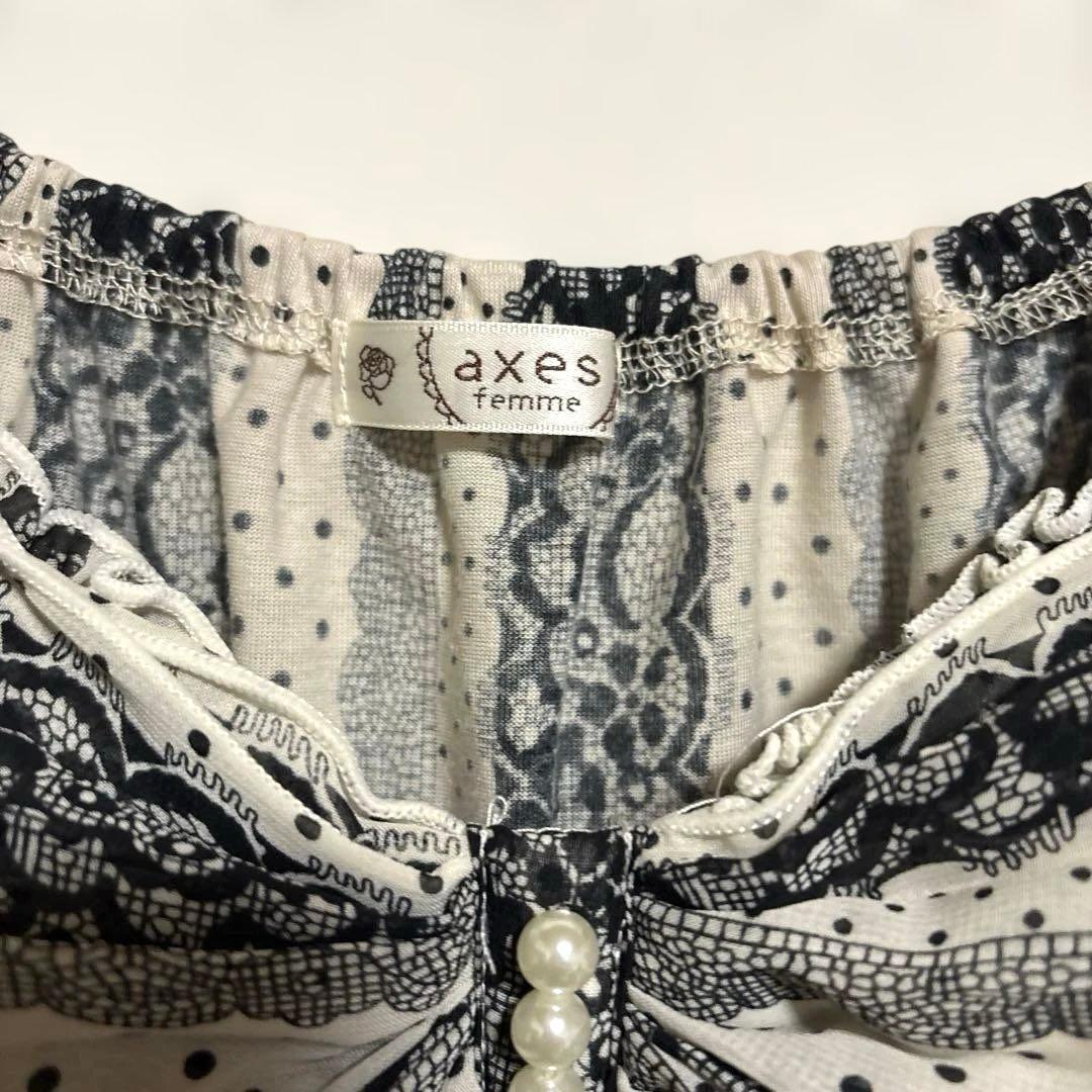 アクシーズファム　ビックリボン　フェアリーグランジ　y2k パール　バラボタン