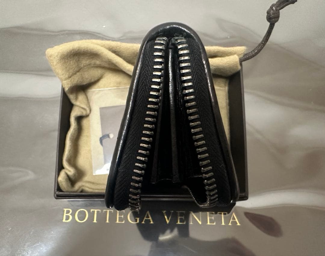 【付属品付】ボッテガヴェネタ イントレチャートケース/ラム/黒3️⃣✨✨