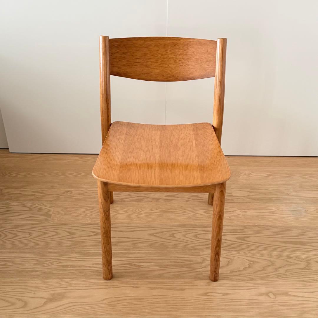 無印良品◼️オーク材 ダイニングチェア MUJI 無垢材 USED