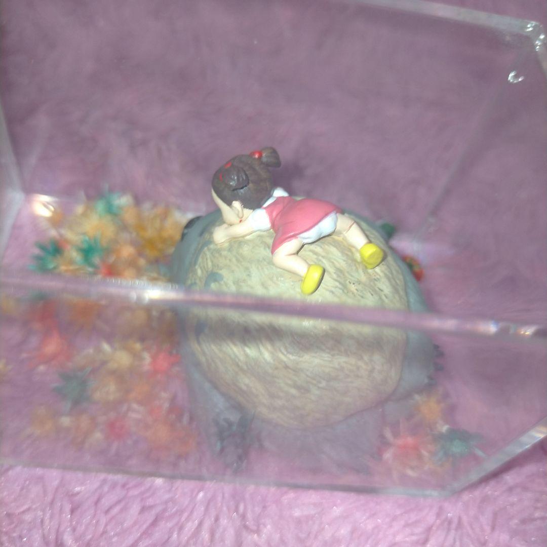 廃盤‼️となりのトトロ トトロ メイちゃん ミニチュアフィギュア 透明ケース付き