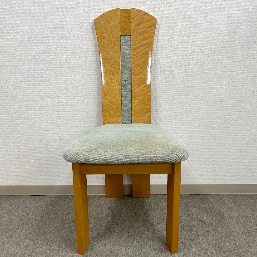 大塚家具【松創】(府中) ダイニングチェア \"バーズアイメイプル\"