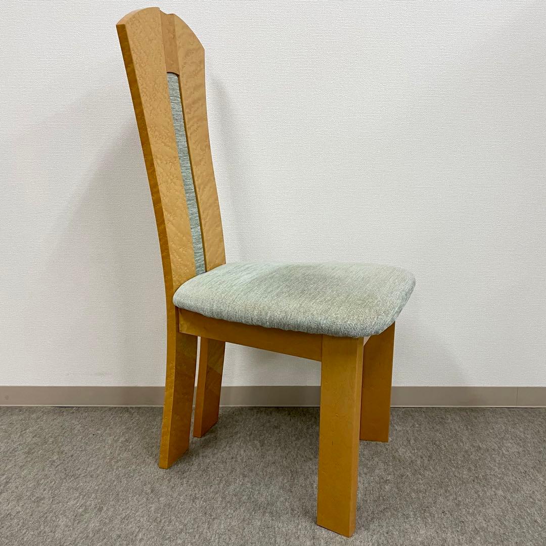 大塚家具【松創】(府中) ダイニングチェア \"バーズアイメイプル\"