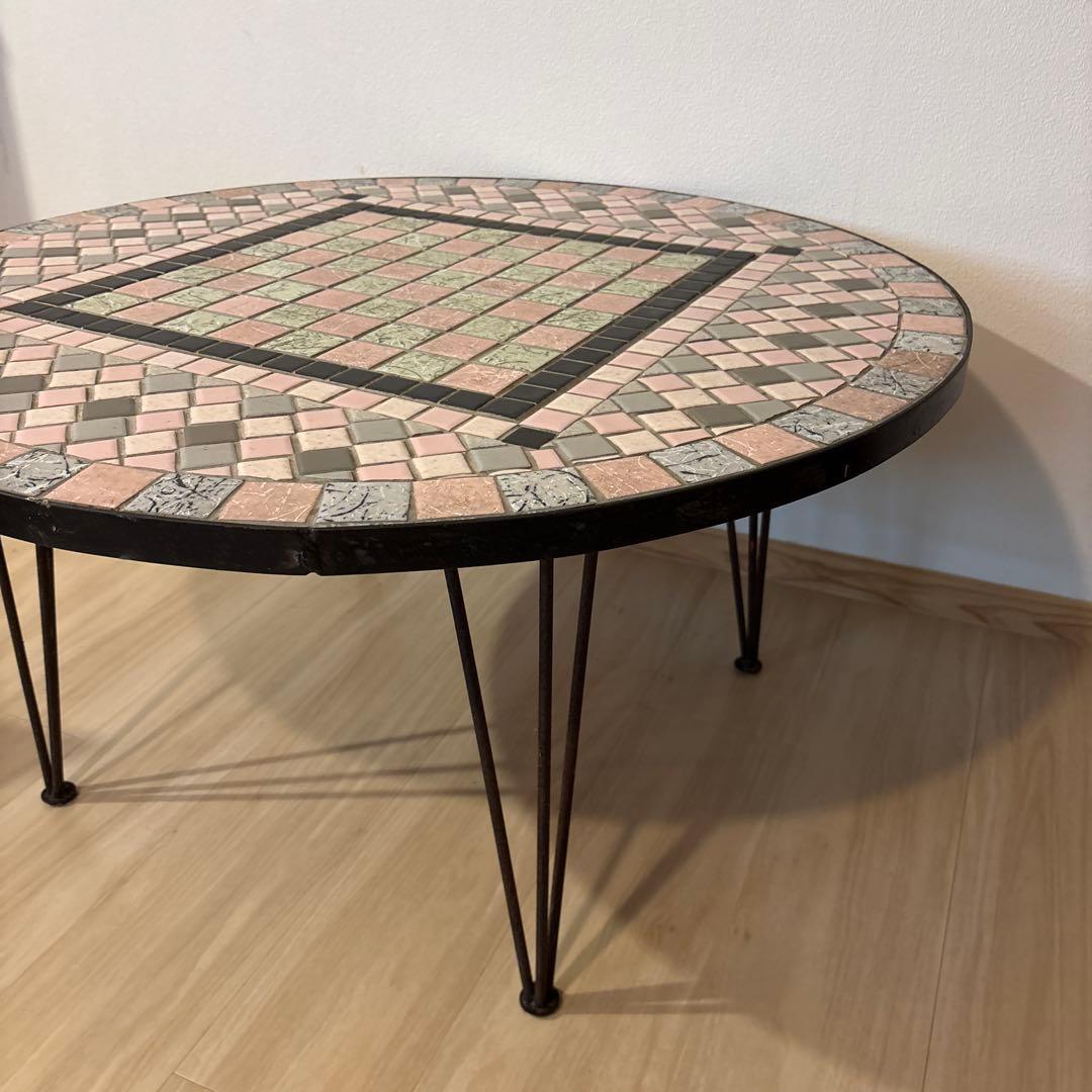 ヴィンテージ 1950's タイルテーブル