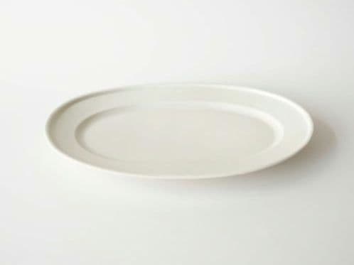 照井壮　デルフト　オーバル皿　浅　2枚