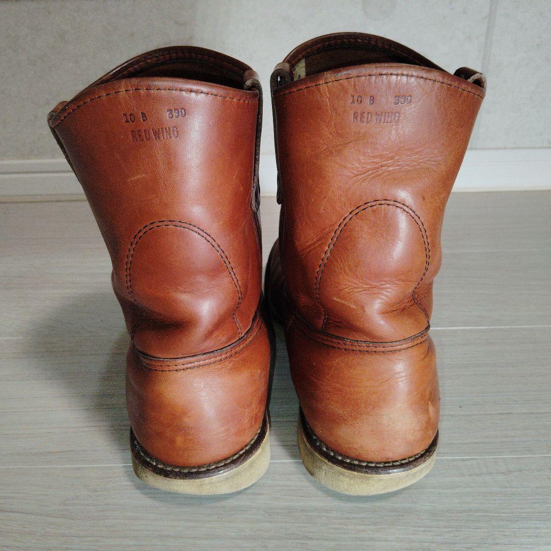 や*そ様 US10Ｂ 28㌢　犬タグ　RED WING ペコスブーツ　茶