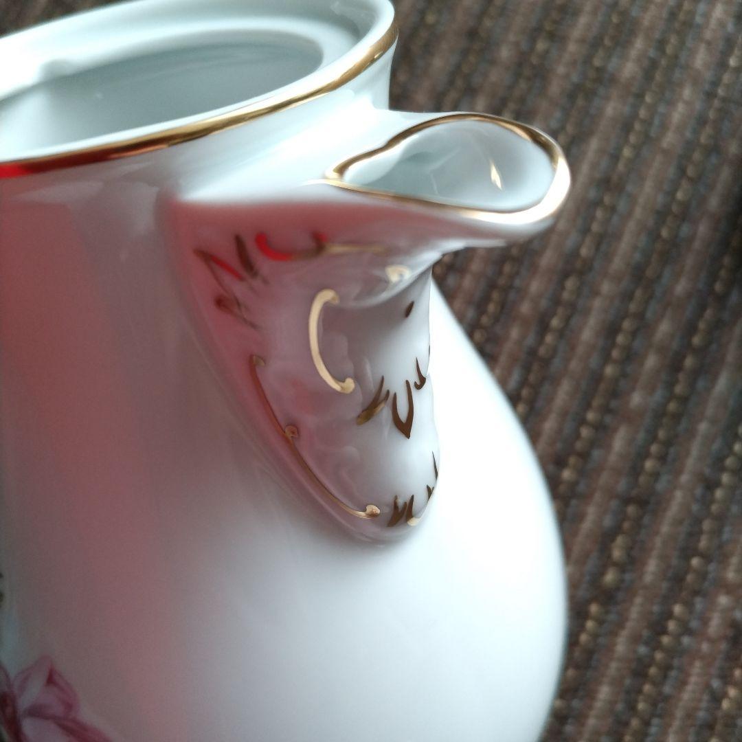 【美品】フュルステンベルク　バラ文様　ポット＆クリーマー＆シュガーポットセット