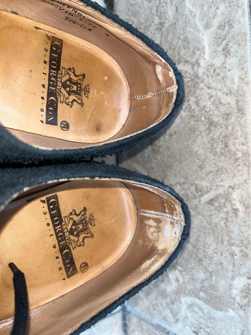 英国製 ジョージコックス ドレスシューズ ラバーソール