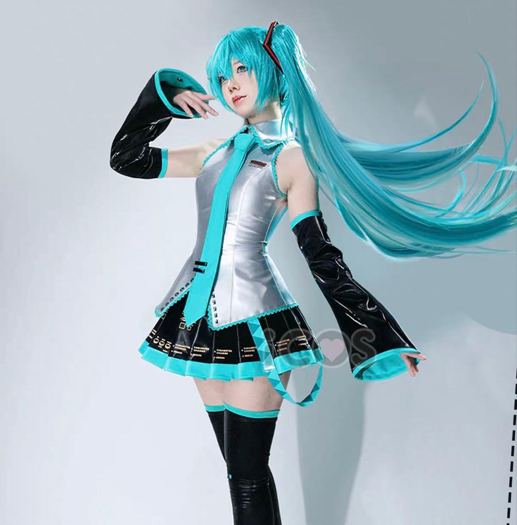 【中古美品】初音ミク コスプレ衣装【女性Mサイズ】