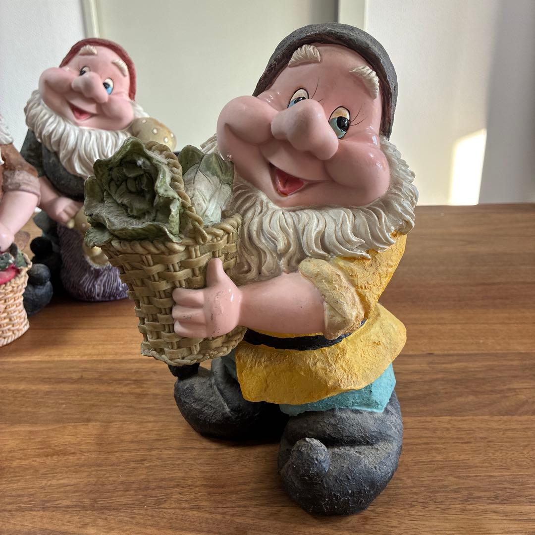 DISNEY 白雪姫と七人の小人 3つセット　置物 オブジェ