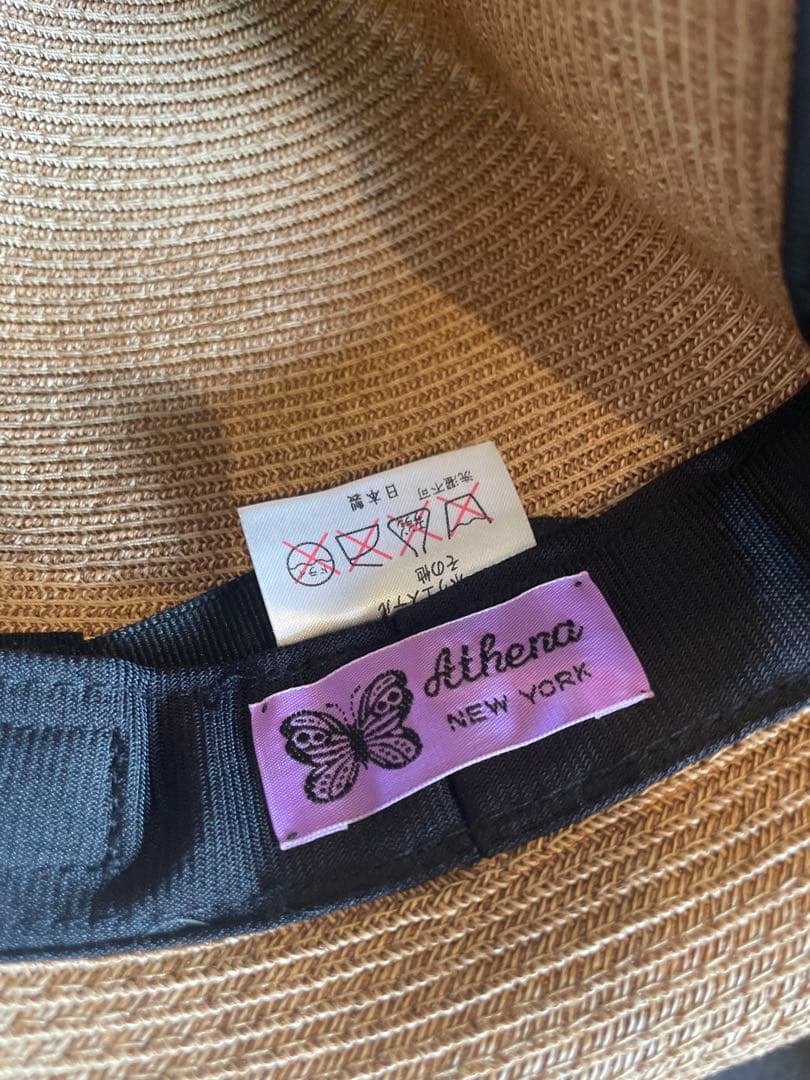 アシーナニューヨーク　Athena Newyork リサコ　ハット　ベージュ