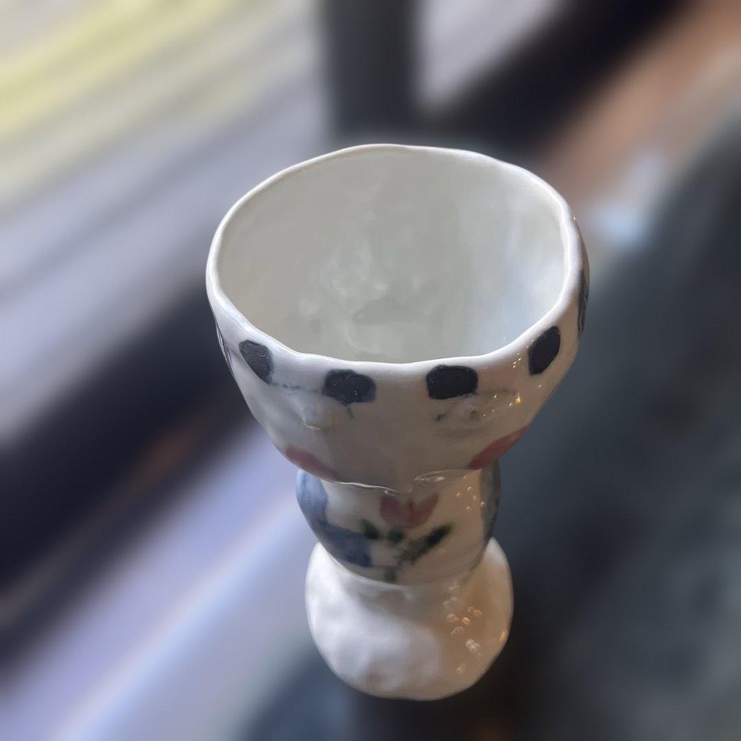 吉川千香子さん　オブジェ　花器