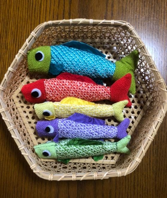 .【新品未使用】【節句飾り]　01　 雛人形と室内鯉のぼり
