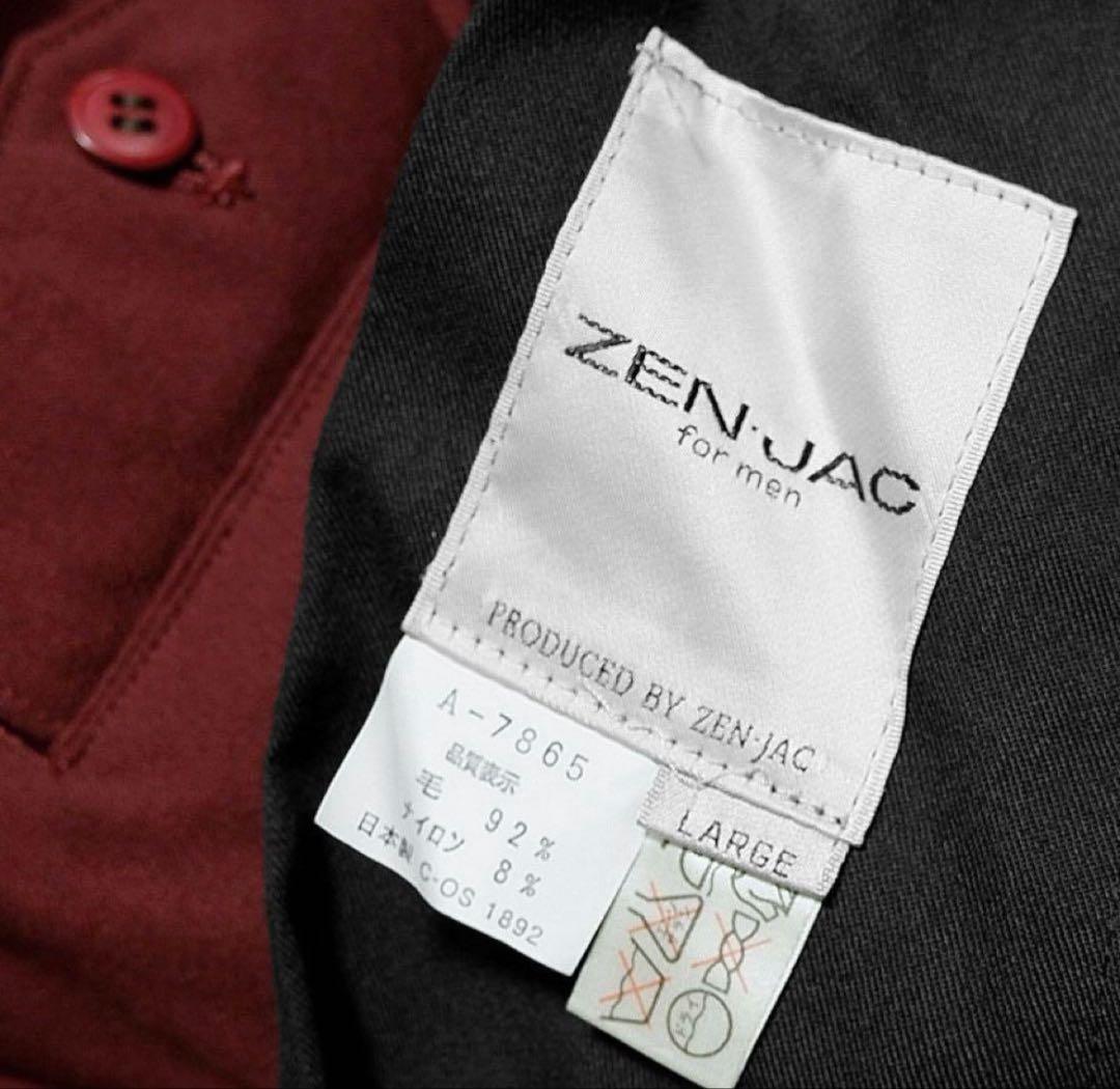 80s-90s VINTAGE バーガンディ スーツ M/M 赤　ダブルスーツ