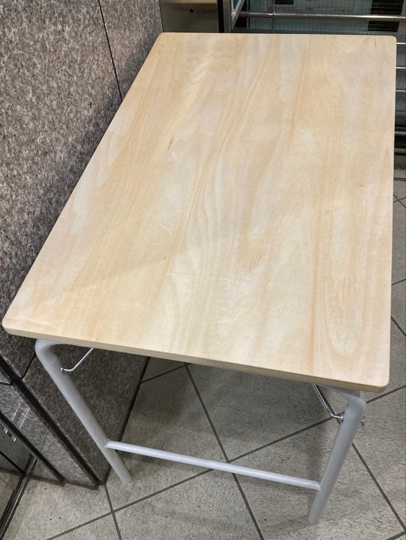 無印良品　折りたたみ　スチールパイプ　テーブル