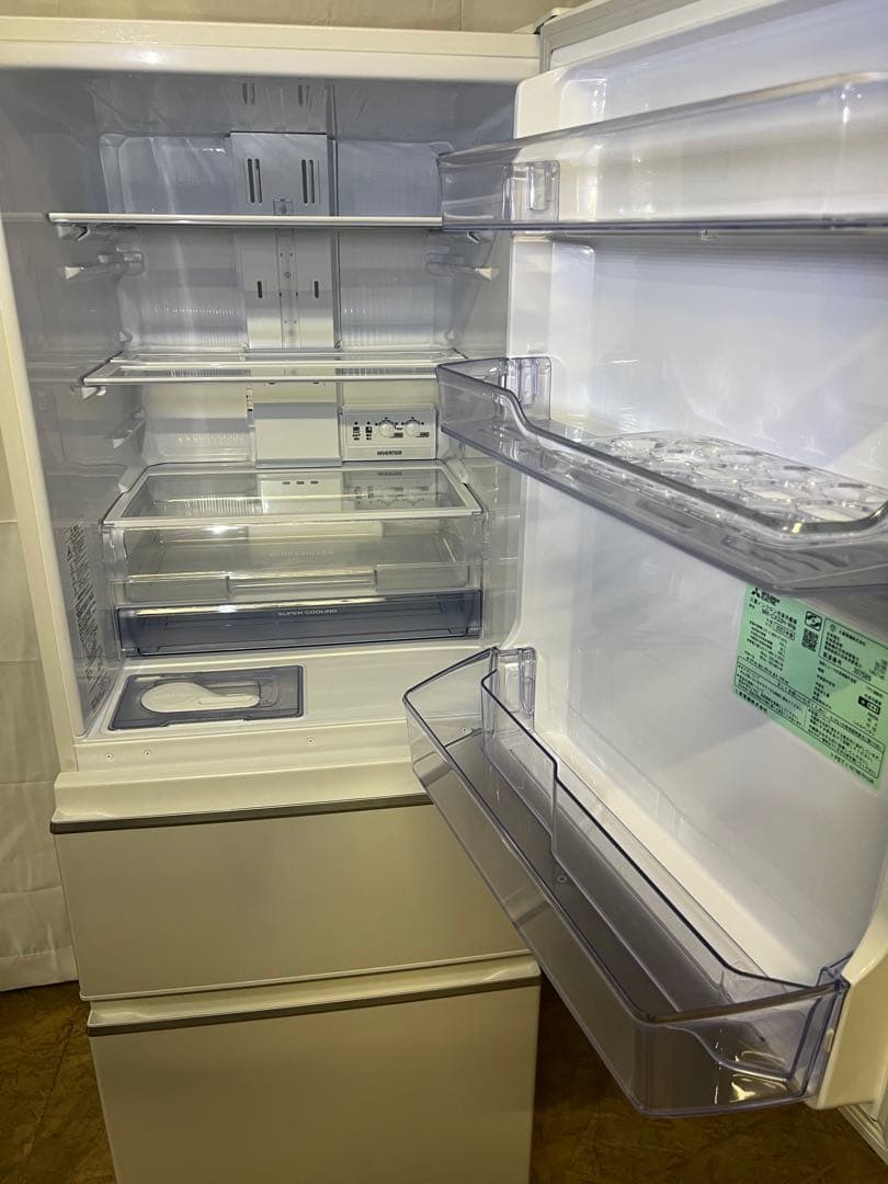 【hina】三菱 冷蔵庫 MR-CX33H-W 2023年製 330L