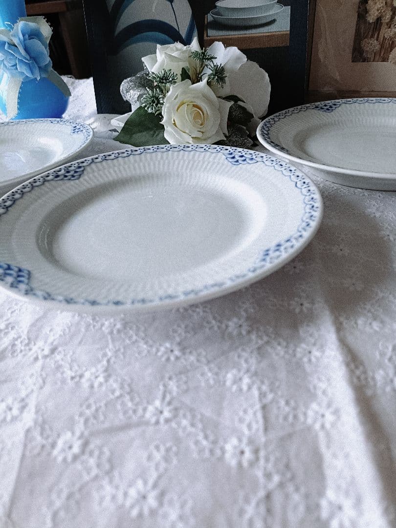 新品【ロイヤルコペンハーゲン】プリンセスプレート17cm 3枚セット