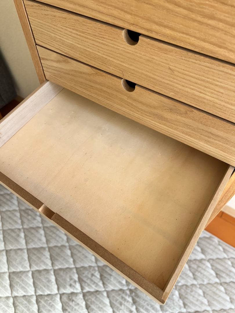 多段 ナチュラル木製 引き出し10段チェスト