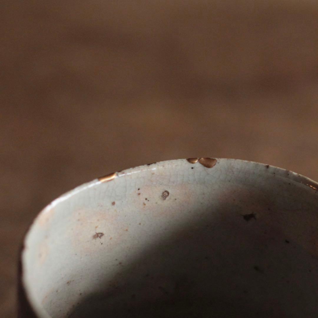 永楽善五郎 河濱支流 彫り文 筒茶碗 茶道具 古美術 古道具 アンティーク