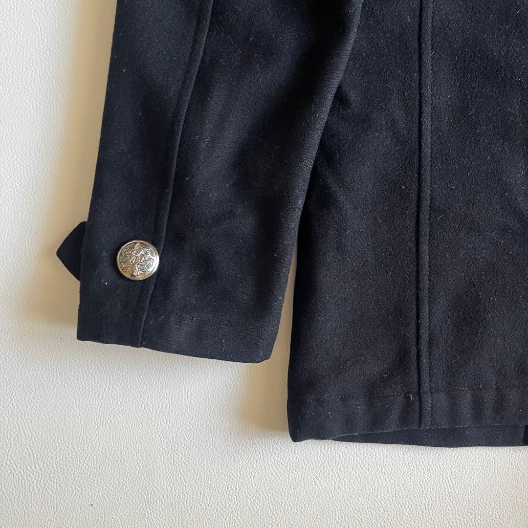 ポールスミス　カシミヤ　ピーコート　ナポレオン　キルティング　メタルボタン　刻印