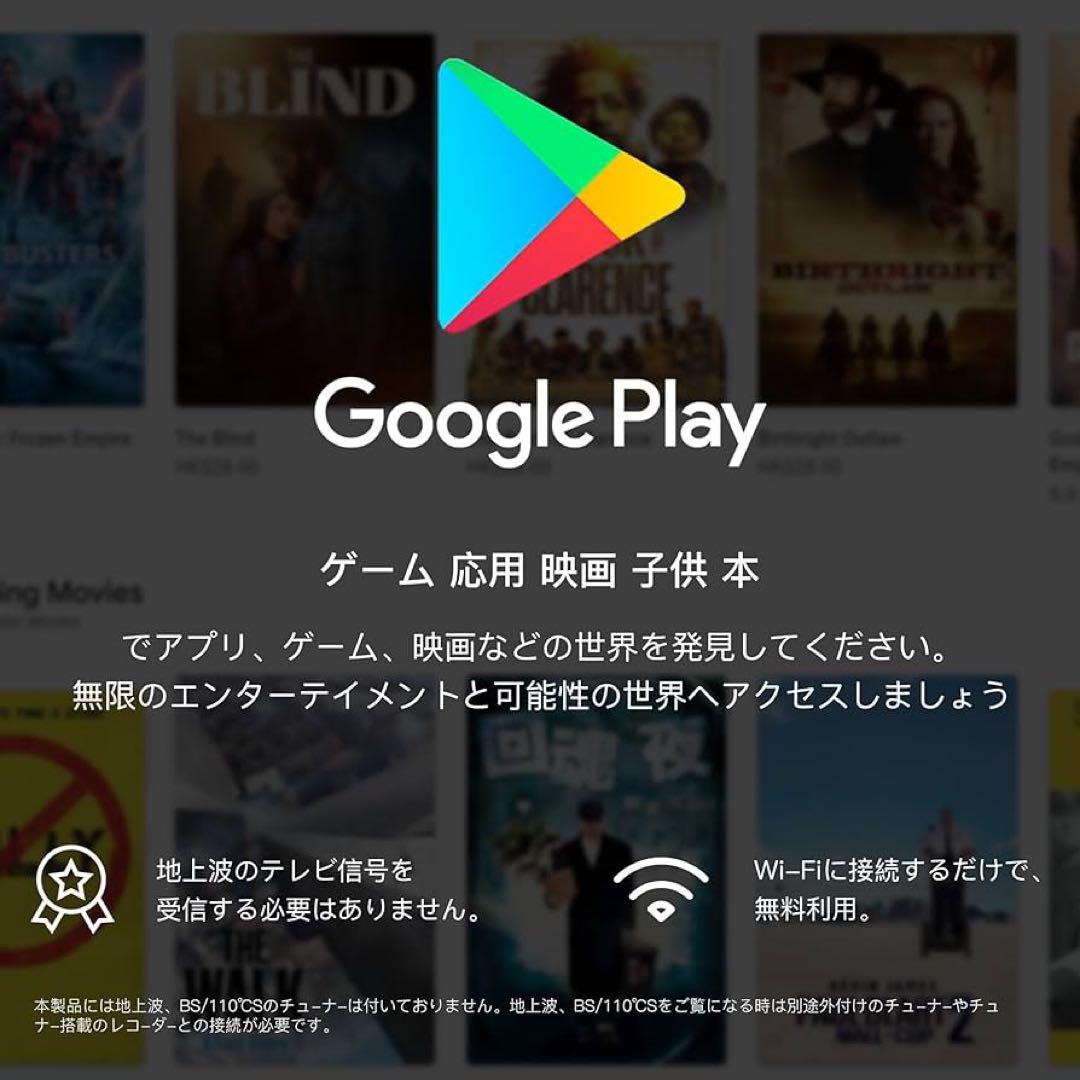 FPDチューナーレステレビ43V型 4K Google TV