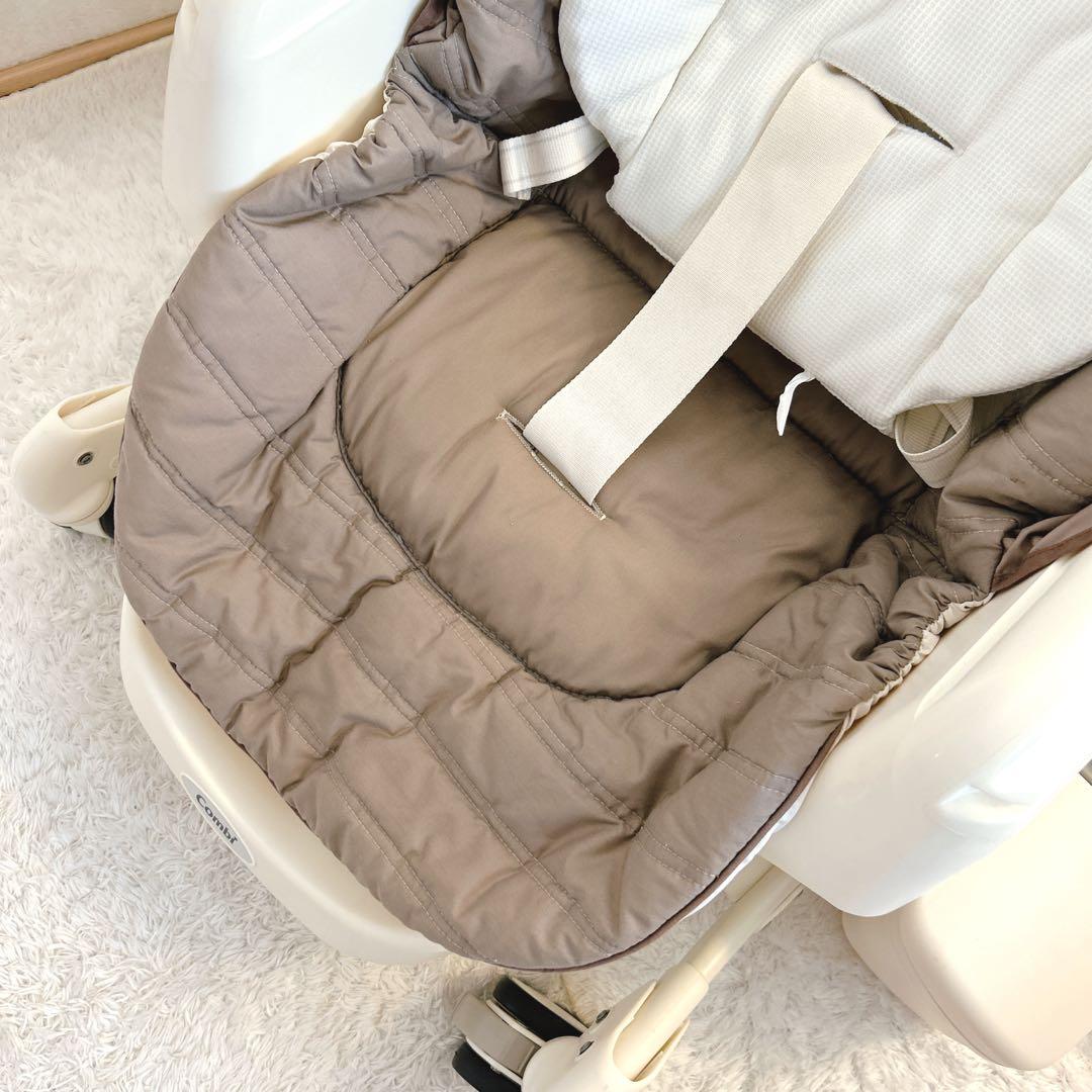 【美品】コンビ ネムリラ オートスウイング 収納BOX付 ココアブラウン