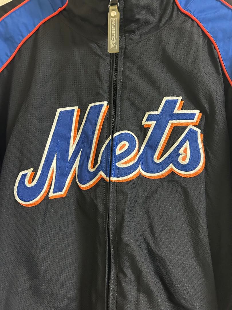 本日のみ再値下げMets スタジャン 黒/青刺繍ロゴ