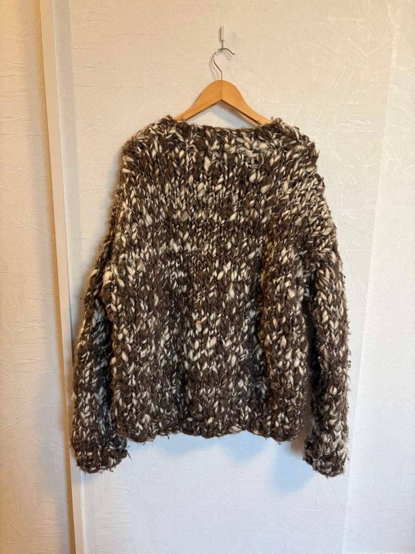 Seeall oversize hand knit シーオール ニット シシクイ