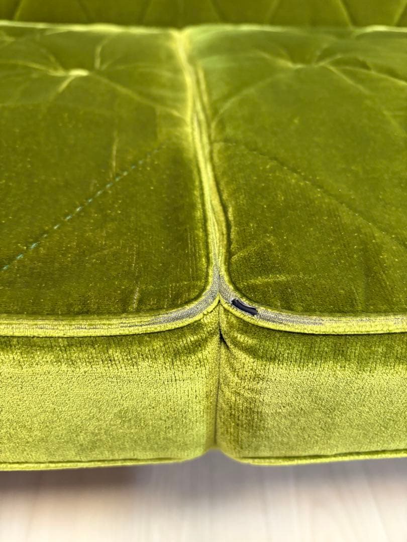 【最終値下げ】カリモク60 ロビーチェア　モケットグリーン