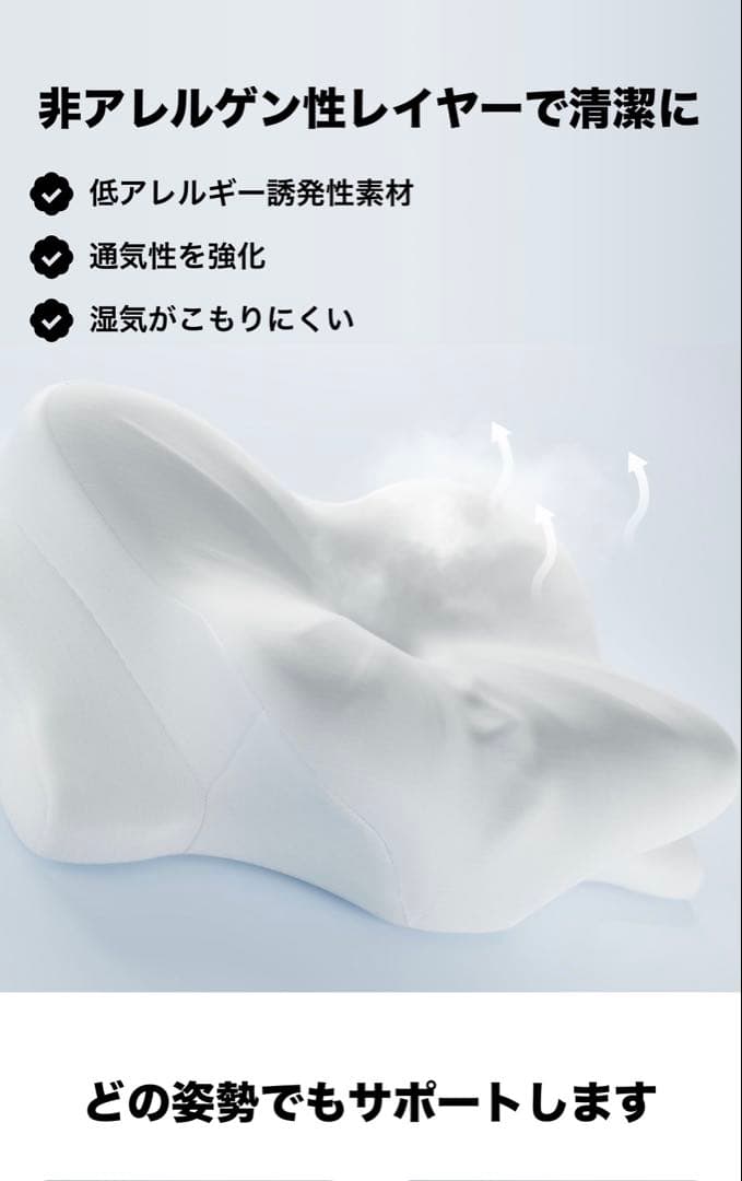 Facebookで見つけた枕　Derila 枕　アンナ Derila Ergo