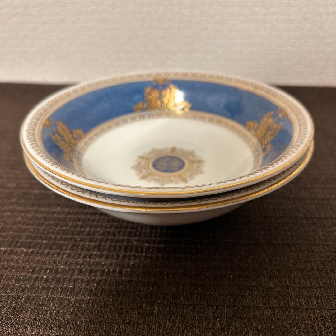 ウェッジウッド　コロンビア　パウダーブルー　サラダボウル　デザートプレート