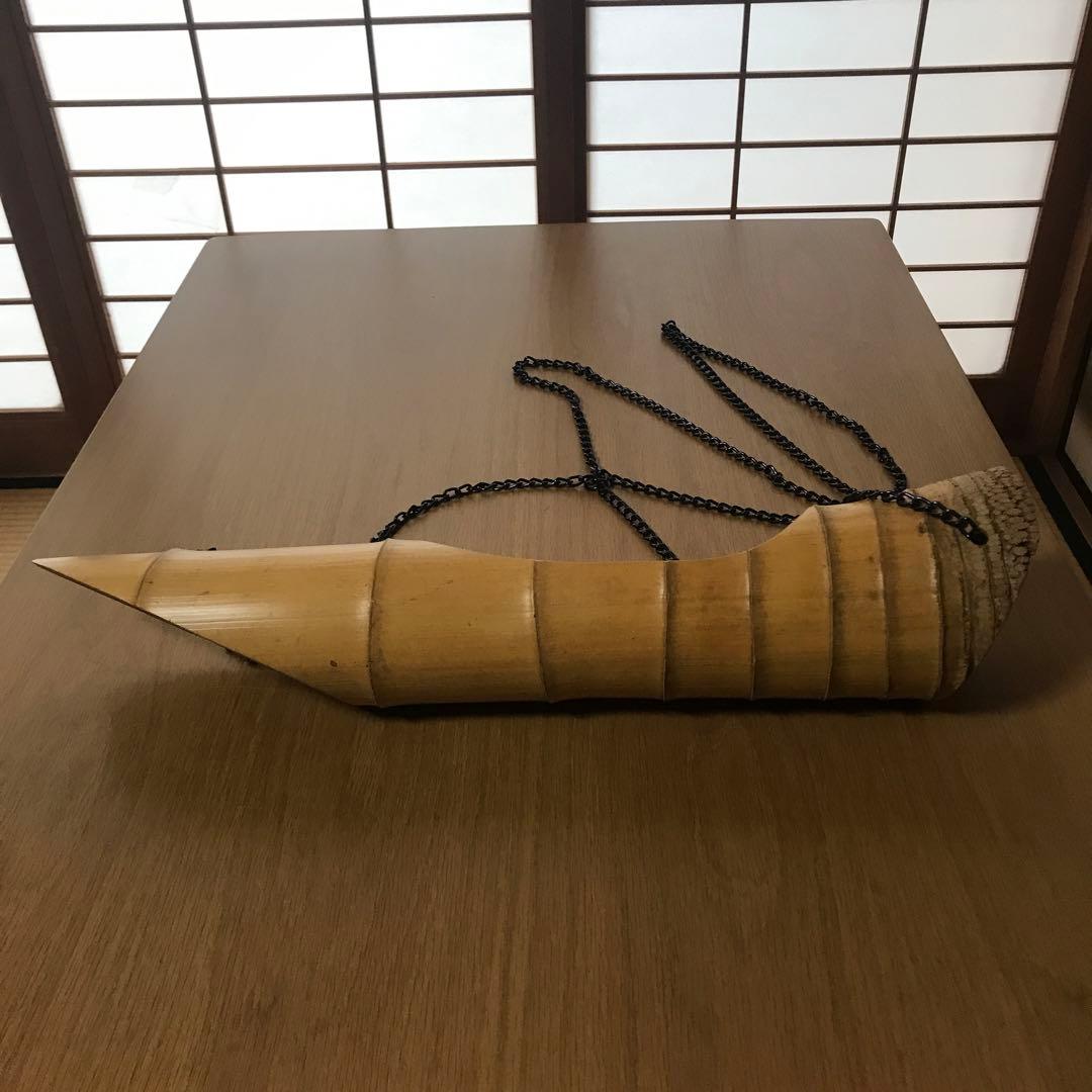 竹　花入れ　釣船