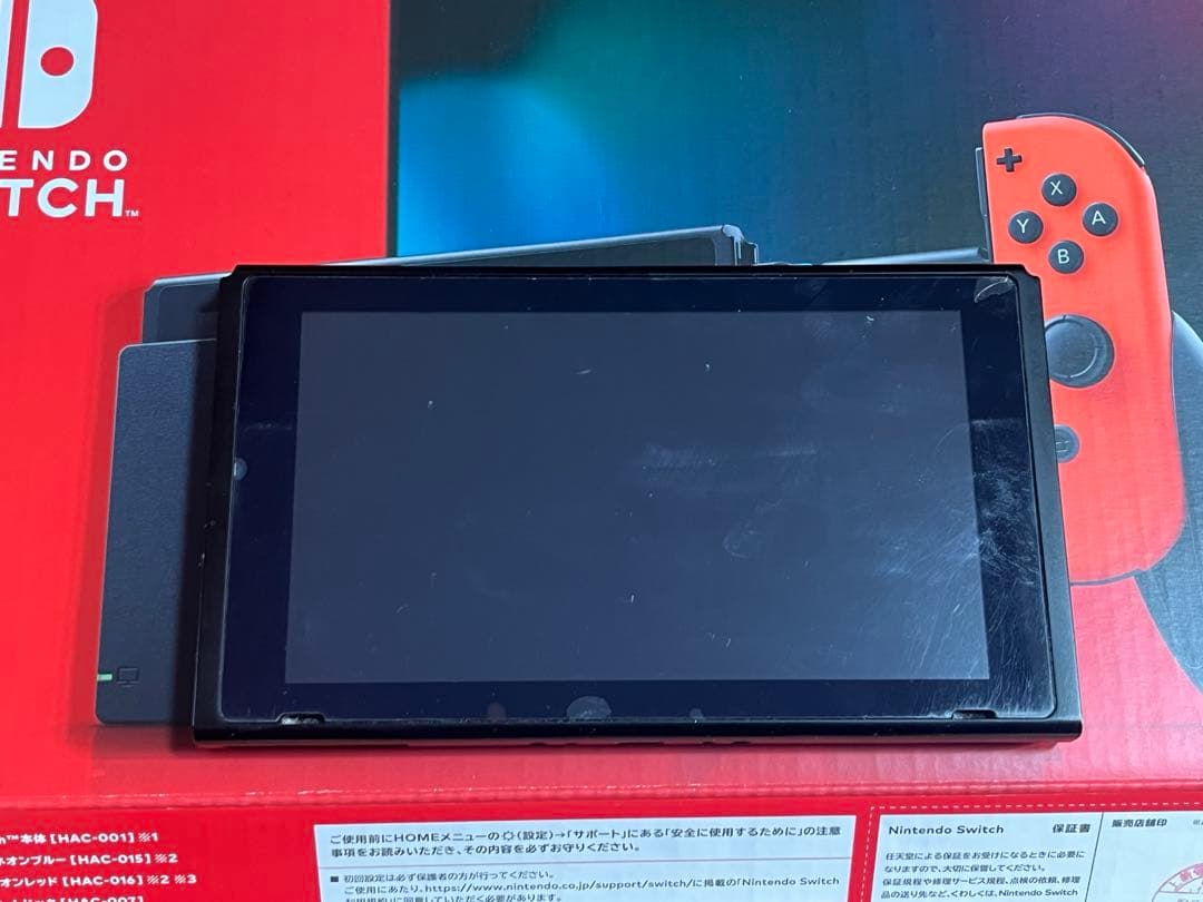 Nintendo Switch 本体 青/赤 Joy-Con付き　ジャンク品