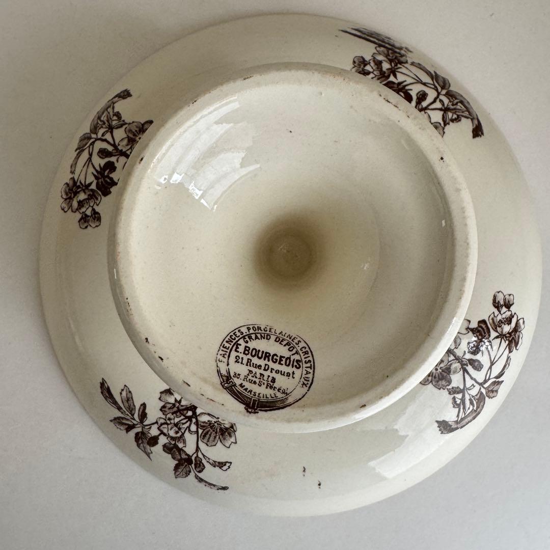 フランスアンティーク　E.Bourgeois エミールブルジョワ　コンポティエ