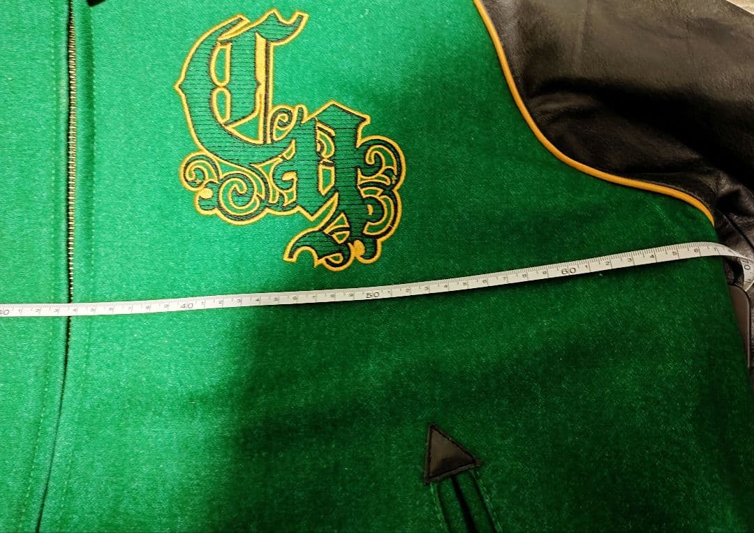 COOGI スタジャン グリーン/ブラック