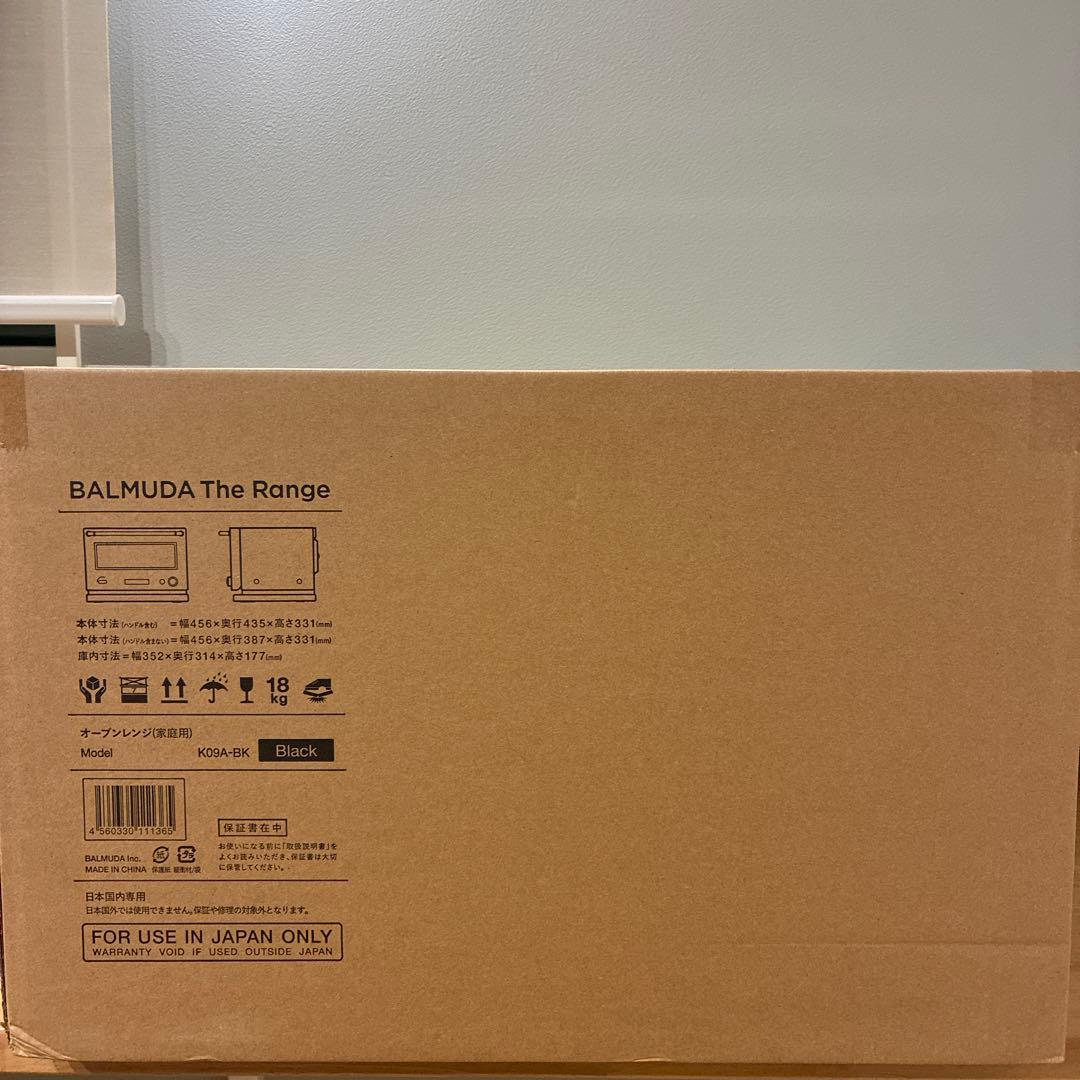 電子レンジ・オーブン BALMUDA The Range K09A-BK