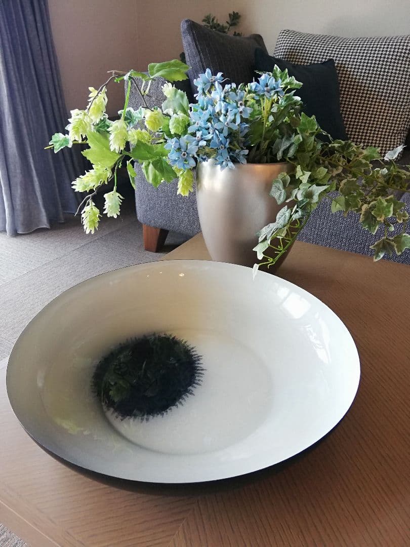 【貴重】ボーコンセプト BoConcept　 大皿 オブジェ　松ぼっくり３つ付き