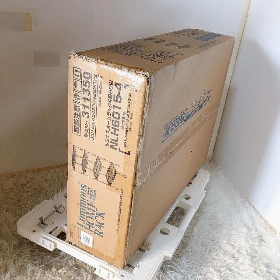 ドウシシャスチールラック ルミナス NLH6015-4収納棚【新品 未開封】