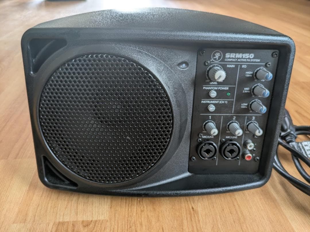 ＊お値下げ不可　MACKIE SRM150 パワードPAスピーカー