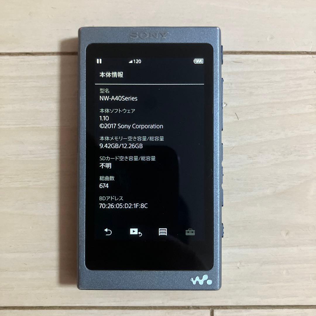 SONY walkman NW-A45 16GB 本体 動作品 ウォークマン