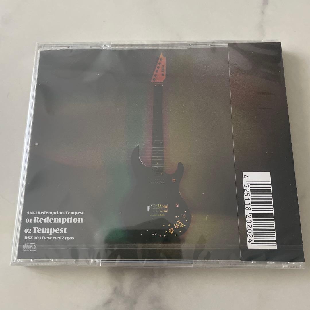 【新品】SAKI REDEMPTION / TEMPEST CD サイン入り写真