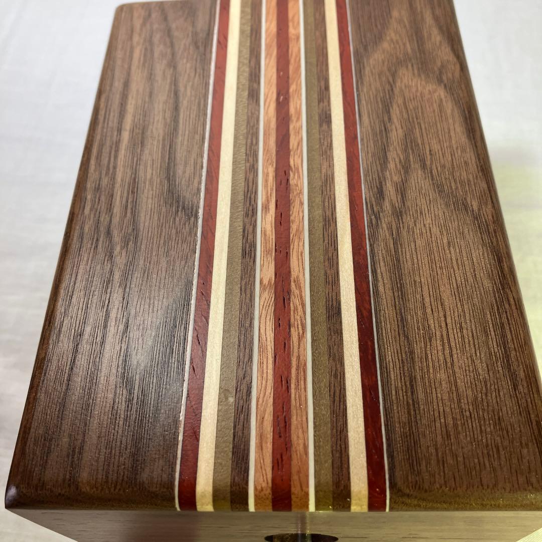 オルガニート20音 箱根山麓クラフトフジタ ウォールナット寄木ケース。