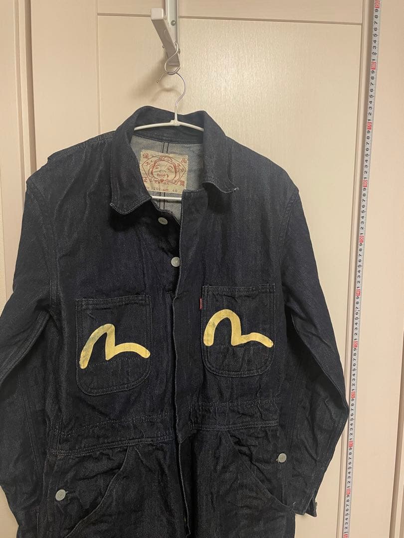 【(^^)】Evis エヴィスジーンズ　つなぎ　サイズ40