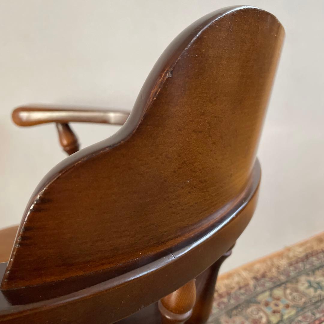 飛騨産業　キツツキマーク　ウィンザーアームチェア　穂高　キャプテンチェア