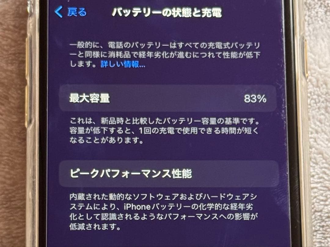 iPhone SE 第2世代 64GB ブラック AppleCare+ 83%