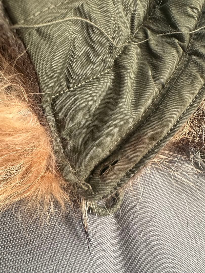 M-51 モッズコート用フード　縞